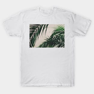 Artful Palm Leaf Graphic T-Shirt